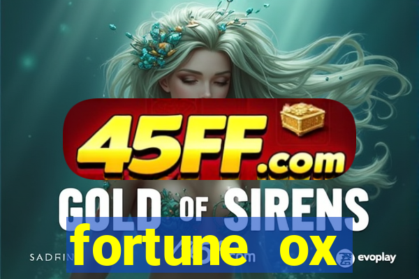 fortune ox horários pagantes